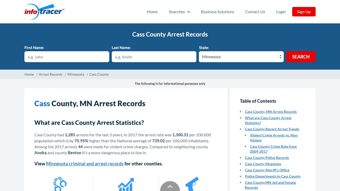 Cass County, MN Arrests, Mugshots & Jail Inmate Records - InfoTracer